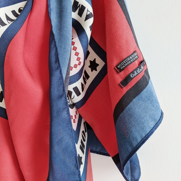 Maison de Scotch large square scarf - Picture 2 of 3